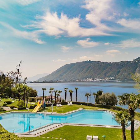 Luganersee, Pool, Strand, Parkplatz, Suite 204 Bissone Kültér fotó