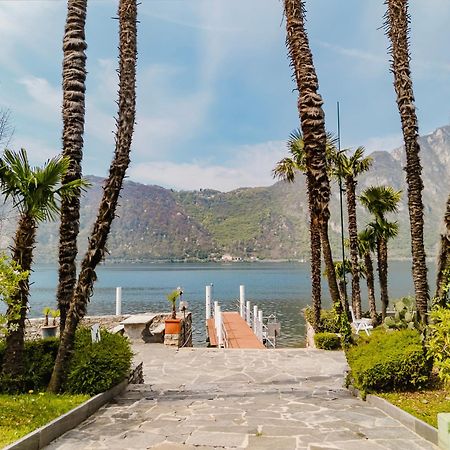 Luganersee, Pool, Strand, Parkplatz, Suite 204 Bissone Kültér fotó