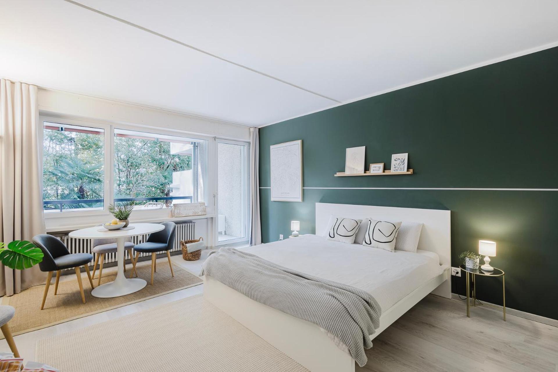 Luganersee, Pool, Strand, Parkplatz, Suite 204 Bissone Kültér fotó