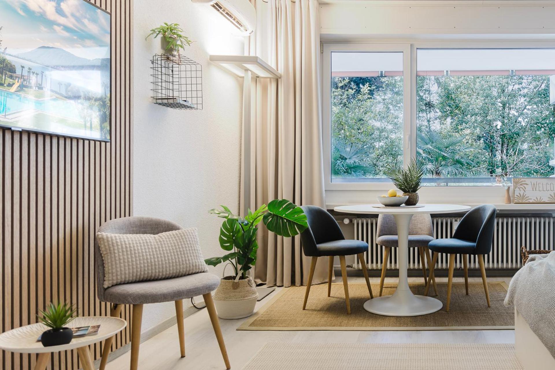 Luganersee, Pool, Strand, Parkplatz, Suite 204 Bissone Kültér fotó