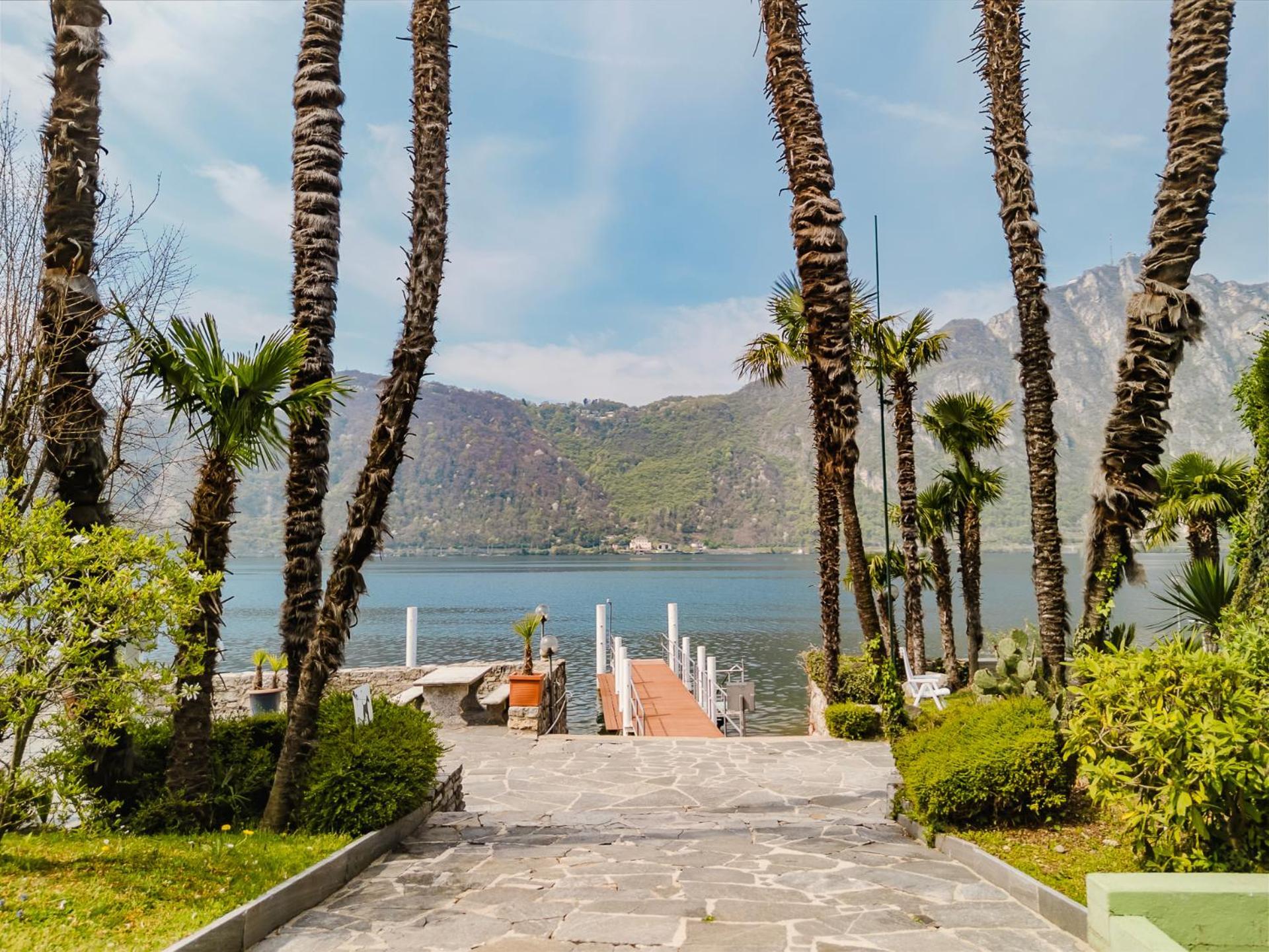 Luganersee, Pool, Strand, Parkplatz, Suite 204 Bissone Kültér fotó
